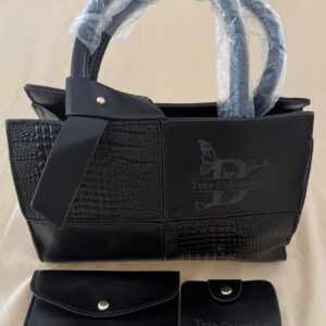 Tete Colombo Designer Black Handbag