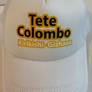 Tete Colombo Unisex White Baseball Cap